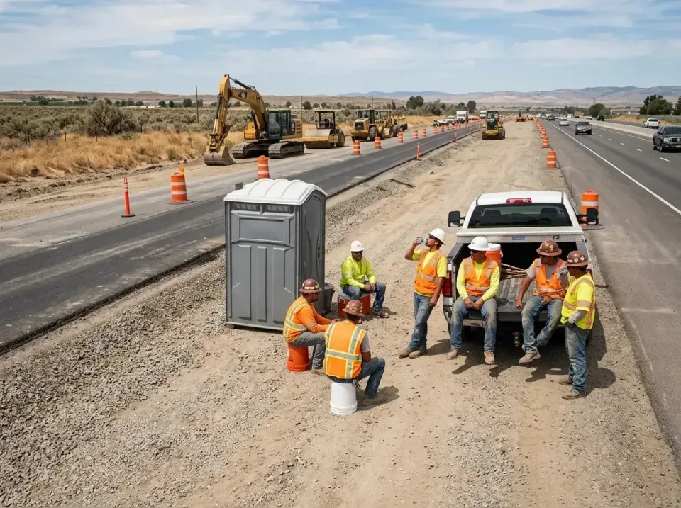 highway-road-construction-crew-007 — frequently asked questions, Porta Potty and Restroom Rentals in Holly Hills, CO